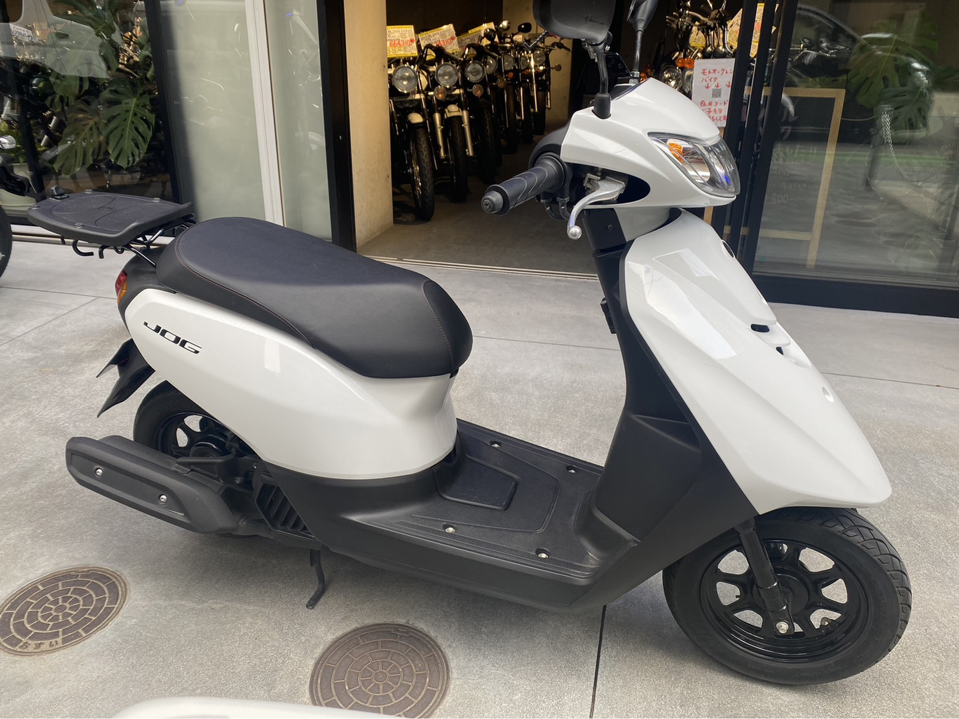 ジョグ 原付 カーバ 携帯ホルダー ヘルメット付き