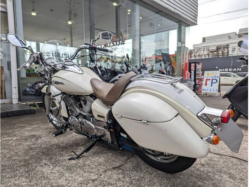 最終売り切り！YAMAHA ドラックスター250 白/ベージュ 現状中古車 即渡し可　全車大幅値下げ　エンジン始動OK　 消費者還元事業対象店舗　在庫入替一掃 ヤマハ ドラッグスター250 (1127350) | 中古バイク・新車の事なら