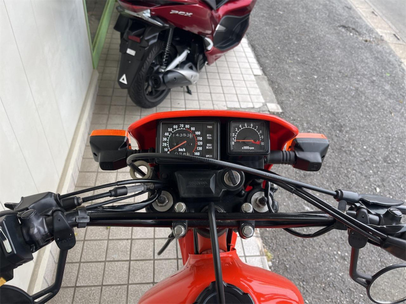 HONDA XLX250R 赤 格安提供車 半額配送キャンペーン クランキング確認
