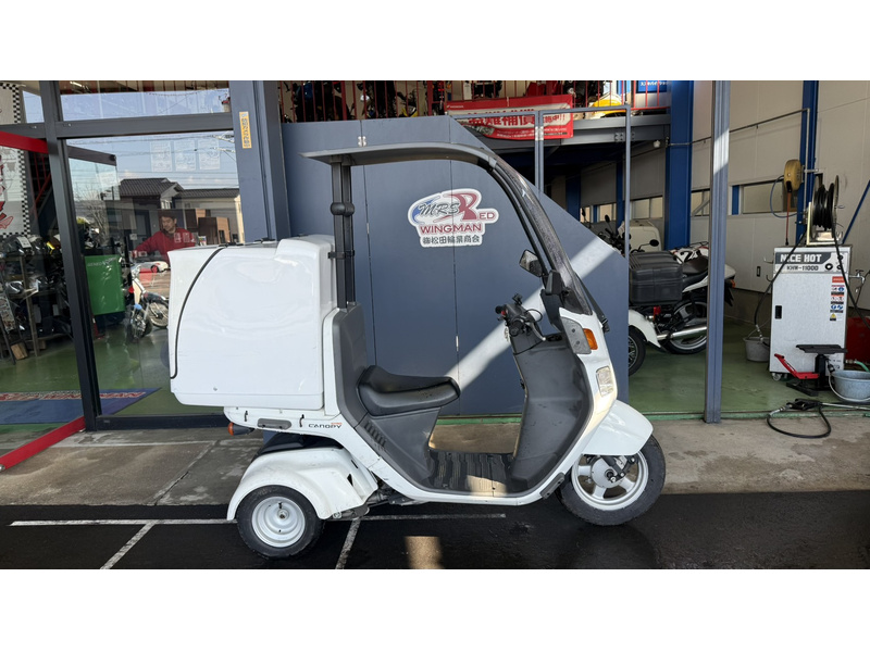 ★支払総額4.6万円★始動動画あり♪他画像等あり♪ ホンダ ジャイロキャノピー TA02 2スト、オイル交換必要なし！雨でも大活躍！リアボックス付き！通勤通学に♪ ホンダ ジャイロキャノピー (1199435) | 中古バイク・新車の事なら