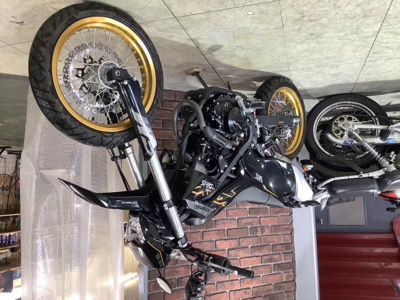 カワサキ KLX230SM 前後ドラレコ フェンダーレス