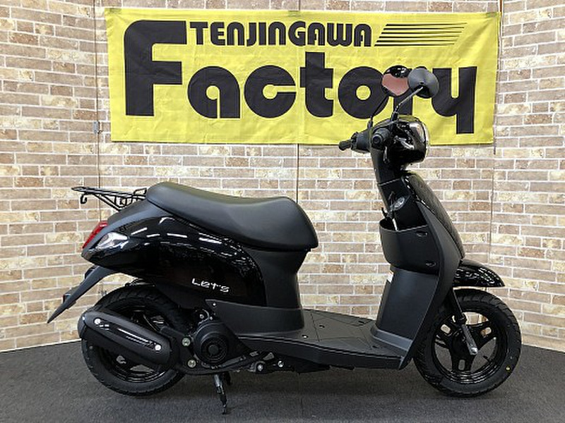 中古　スズキ　レッツ４　黒色　エンジン実働　始動　 スズキ（SUZUKI） レッツ4 SUZUKI 50cc 中古 3ヶ月保証 : バイク王通販
