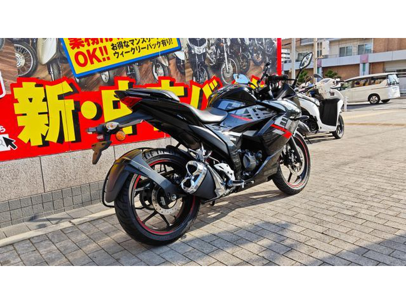 SUZUKI ジクサー150 黒/赤 エンジン始動動画 自賠責保険で乗れます 半額配送キャンペーン 現状渡し諸経費￥0- 横浜 P-Yard スズキ】スポーティーな150ccロードスポーツバイク「ジクサー」に新色