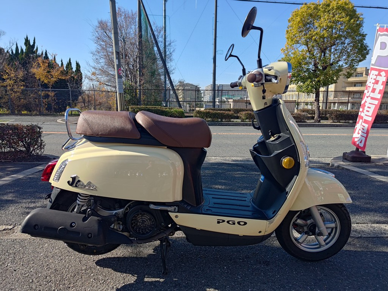 PGO J－bubu 人気のアイボリー！リアタイヤ新品＆1年保証付き