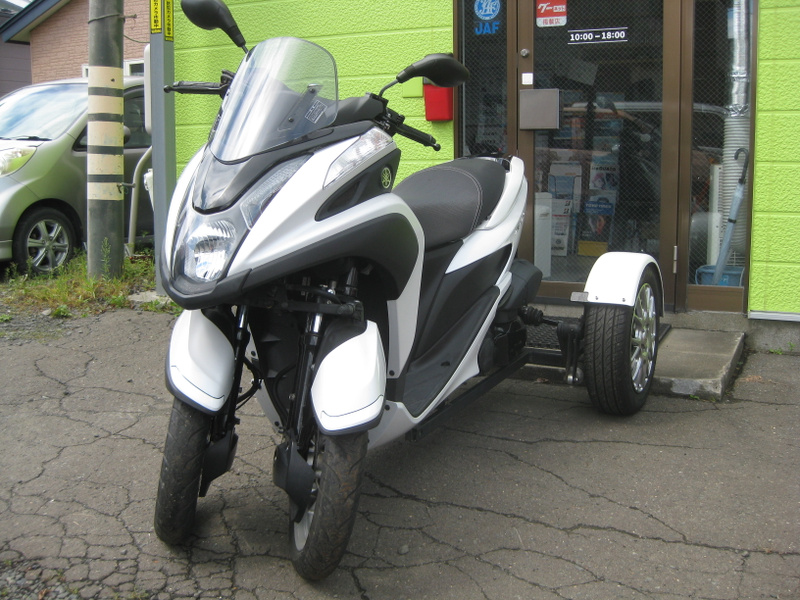 ヤマハ トリシティ125トライク 側車式オートバイ軽登録 (1229400