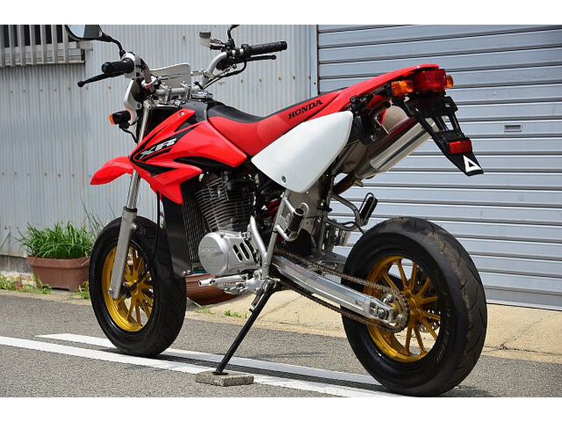 ホンダXR100モタード純正前後ホイールセット 中古品 絞め