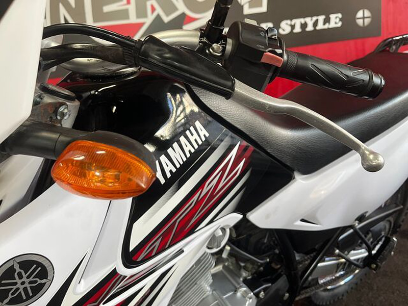 YAMAHA XTZ125E 白/黒 エンジン始動動画 自賠責保険で乗れます 半額
