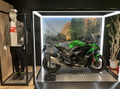 ライフスタイルブースです。自分だけのモーターサイクルライフをイメージしてみてください。